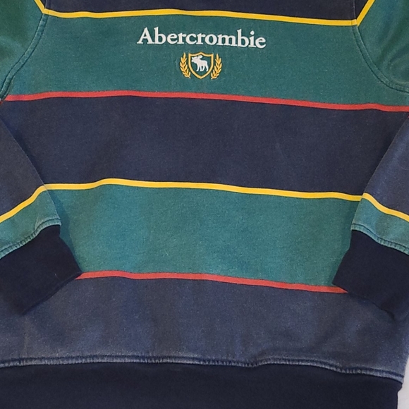 Boy's Abercrombie Kids Striped Hoodie 11/12 - Picture 3 of 4